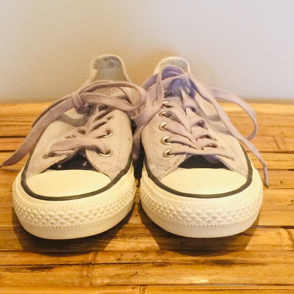 CONVERSE Grey Canvas Sneakers - Picture 2 of 7